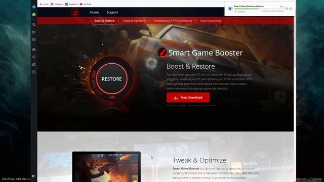تحميل برنامج Smart Game Booster لتسريع تشغيل اللعاب على حاسوبك смотреть онлайн
