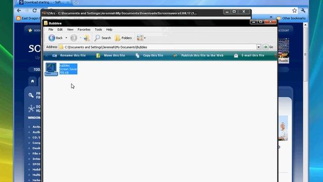 download Windows Vista bubble saver screen смотреть онлайн