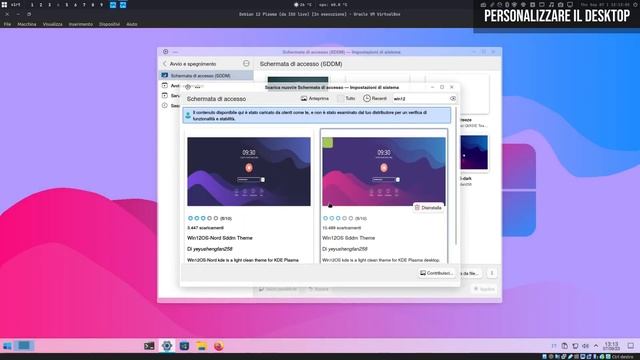 Personalizzazione del desktop KDE Plasma | Tema Windows 11 (in Virtualbox) смотреть онлайн