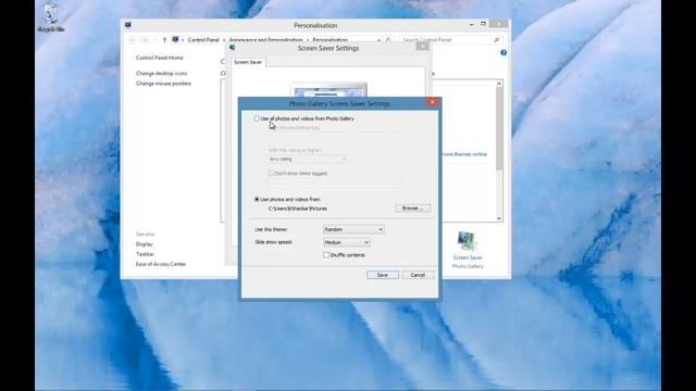 Windows 8 Screensaver смотреть онлайн