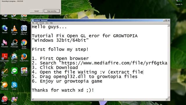 How to open growtopia without update GL driver - Tutorial 2018 смотреть онлайн