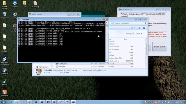 CraftBukkit Auto Installer смотреть онлайн