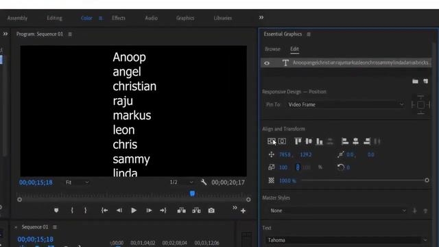 How to Create Rolling Film Credit - Adobe Premiere Pro 2023 смотреть онлайн