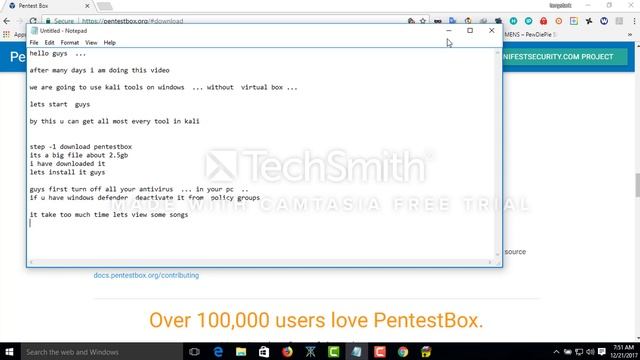 kalilinux tools in windows (pentestbox) смотреть онлайн