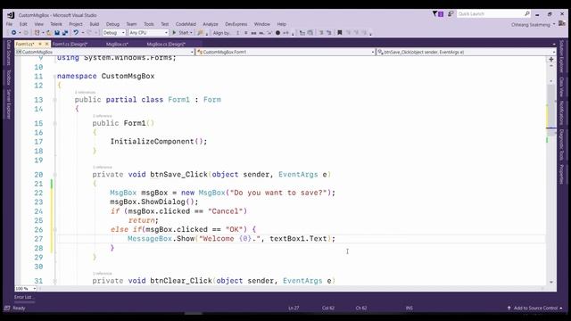 C# WinForm UI - Custom Message Box (Part 2) смотреть онлайн