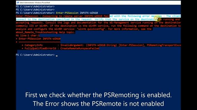 How to Enable PS Remoting смотреть онлайн
