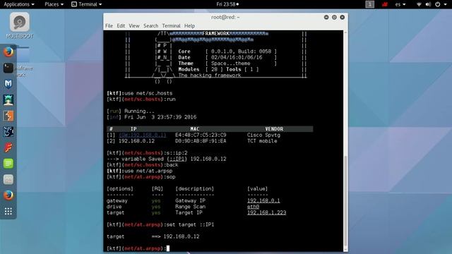 ARP poisoning with Katana Framework смотреть онлайн