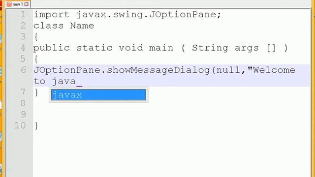 Java program to create dialogue box смотреть онлайн
