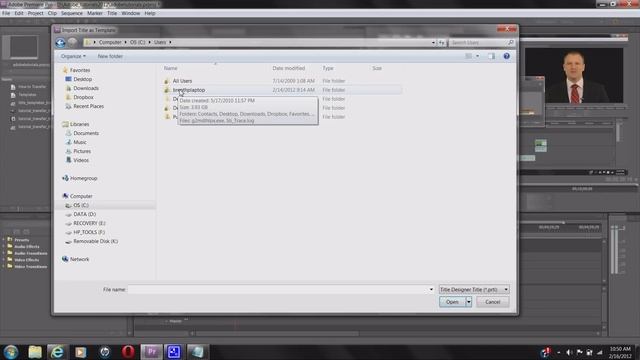 How To Transfer User Created Title Templates from CS5 to CS5.5 Adobe Premiere смотреть онлайн