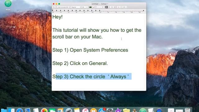 How to get a scroll bar on your Mac смотреть онлайн