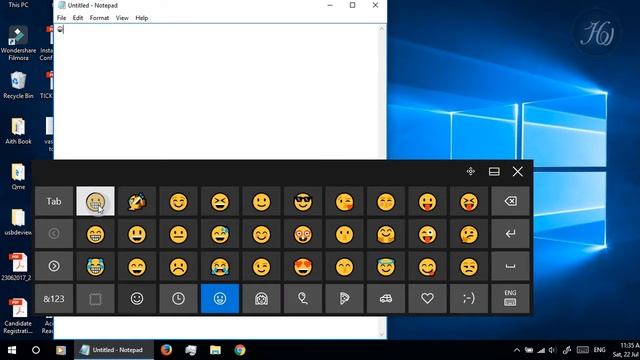Emoji Keyboard | How to Use Emoji in Windows 10, 8 or 8.1... смотреть онлайн