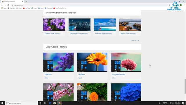 How To Download Themes For Windows 10 | Most Beautiful Themes Website | Dream vs Picchita смотреть онлайн