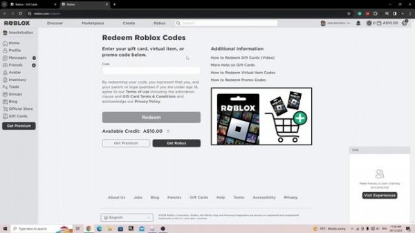 How to Redeem a ROBLOX GIFT CARD in 2024! (REDEEM ROBLOX CODES)