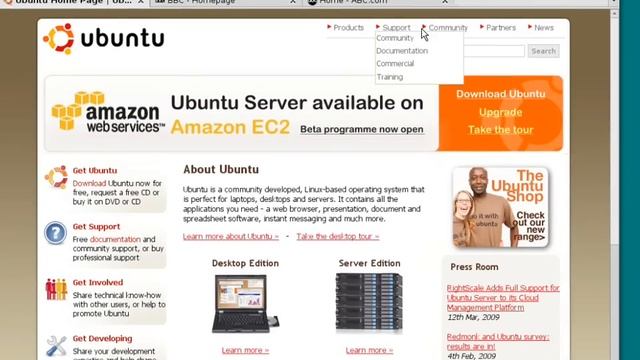 Ubuntu 8.10 look like Windows 98 смотреть онлайн