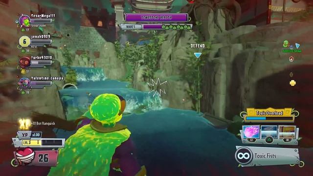 PLANTS VS ZOMBIES GARDEN WARFARE 2 GRAVEYARD OPS TOXIC BRAINZ IN ACTION ✅ смотреть онлайн