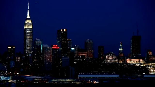 Whole Manhattan_Night_Footage 117 NY Skyscrapers_Нью Йорк_весь Манхэттен смотреть онлайн