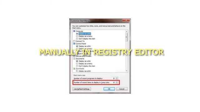 How to Change Number of Recent Items to Display in Jump Lists in Windows 7 смотреть онлайн
