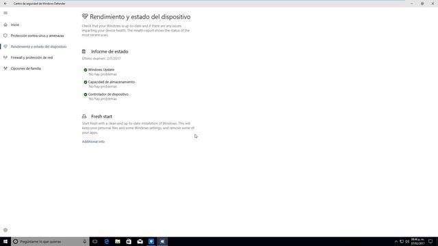 Centro de seguridad de Windows Defender en Windows 10 Creators Update смотреть онлайн