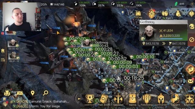 3.0 LOTR: Rise to War - Live Stream 03 - New Season KAOS смотреть онлайн