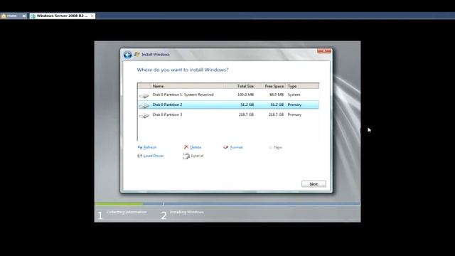 Instalação Windows server 2008 R2 - Parte 2 смотреть онлайн