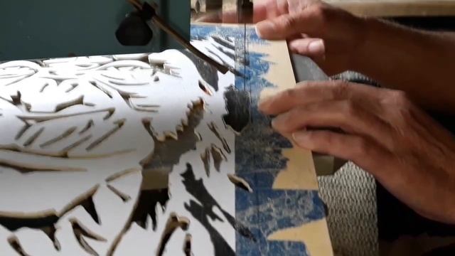 Chimpanzee cut on ply, scroll saw project смотреть онлайн
