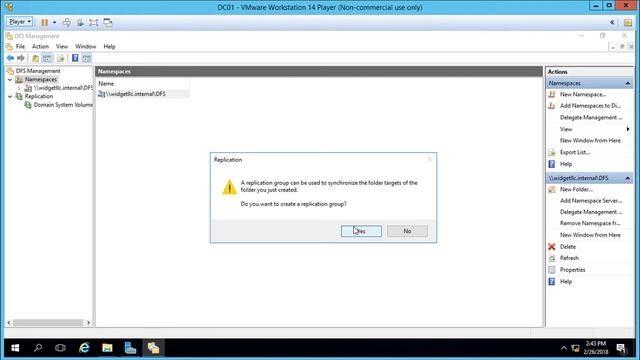 How to configure Distributed File System in Windows Server 2016 смотреть онлайн
