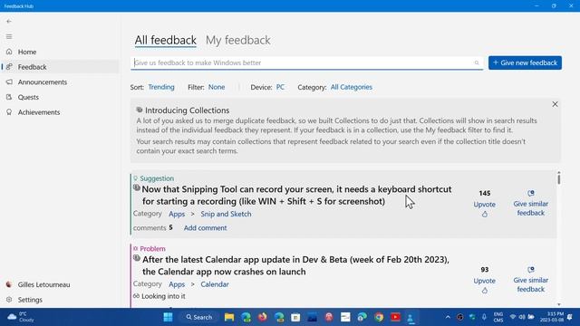 Windows 10 11 Feedback hub and using AI to parse the problems and questions смотреть онлайн