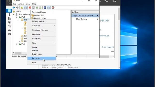 How to change DHCP lease duration in Windows Server 2016 смотреть онлайн