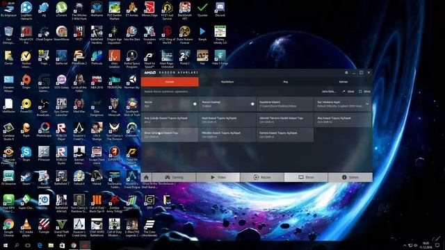 AMD Relive 1440p resolution of desktop test. смотреть онлайн