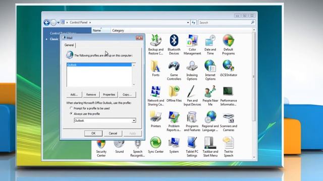 Microsoft® Outlook 2007: Create an e-mail profile in Windows® Vista смотреть онлайн