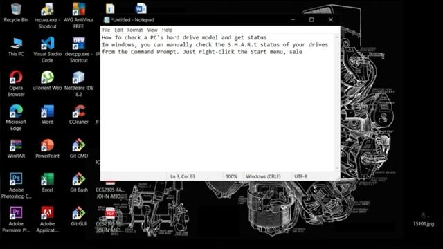 How to check PC's hard drive Using CMD смотреть онлайн