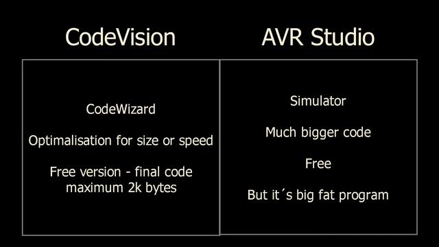 Microcontrollers Tutorial No. 1: CodeVisionAVR vs AVR studio смотреть онлайн