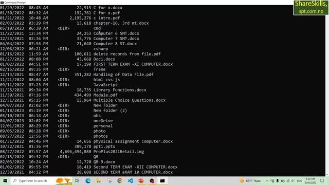 MS-DOS (Microsoft Disk Operating system): commands of command prompt CUI based interaction смотреть онлайн