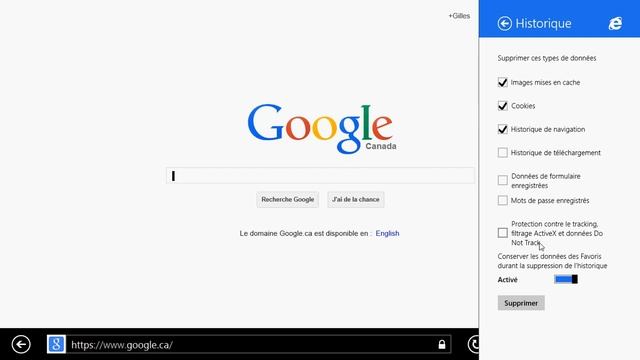supprimmer l'historique et les cookies interner explorer windows 8.1 смотреть онлайн