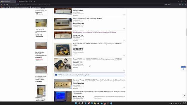 Retro PC auf Ebay - gute 386er, 486er oder Pentium Komplett PCs finden смотреть онлайн