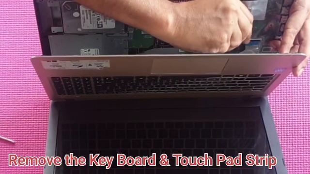 Asus X540l, F540l, R540l Hard Disk And Battery Replace