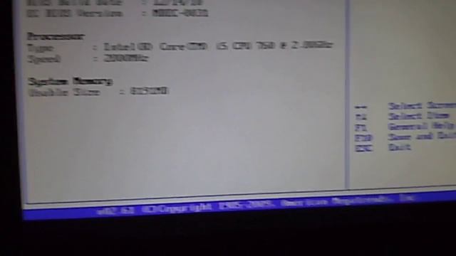Checking Memory In BIOS смотреть онлайн