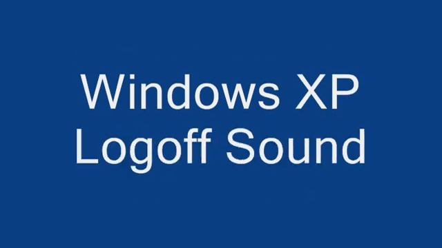 Windows XP Sounds смотреть онлайн