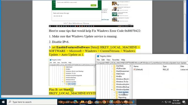 Fix Error Code 0x80070422 on Windows 10 & Xbox (2020 Full Solutions) смотреть онлайн