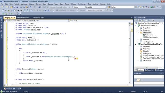 TreeView - Part 4: Implement a Tri-state CheckBox Using MVVM смотреть онлайн