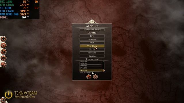 TOTAL WAR ROME 2 GTX 1050 & i3 4150 Gameplay Fps Test смотреть онлайн