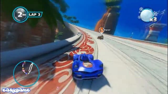 Sonic The Hedgehog, Sonic & All Stars Racing Transformed, PC Game смотреть онлайн