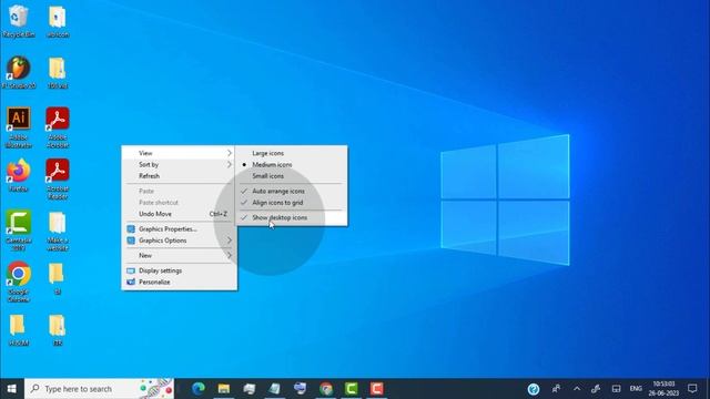 How to Hide Show Desktop Icons 0n Windows Laptop PC смотреть онлайн