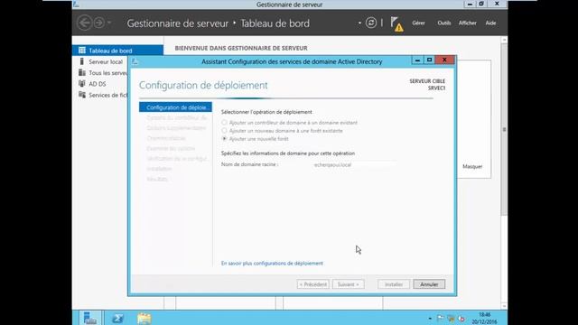 Windows server 2012 :création d'un domaine active directory смотреть онлайн