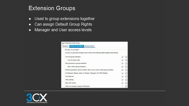 3CX Basic Training: 2.2 Configuring Extensions v14 SP1 смотреть онлайн
