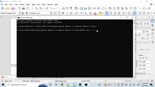 How to launch JMeter Using CMD / Command Line in Non - GUI Mode смотреть онлайн