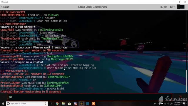 Minecraft: Windows 10 Edition Versai 1v1 Combo Montage смотреть онлайн
