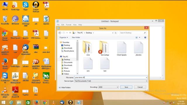 Create fake windows errors with notepad смотреть онлайн