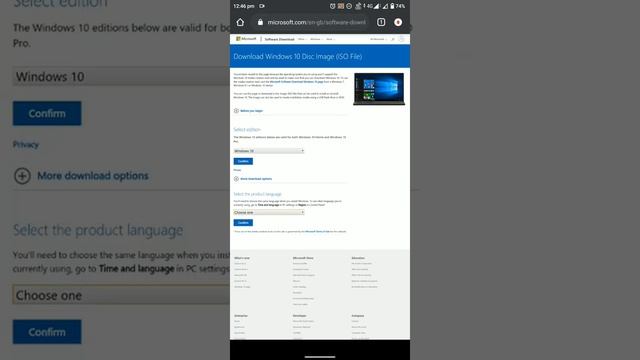 How to Download Windows 10 ISO using a Phone? | Easy Download | Windows10 | Official Windows 10 смотреть онлайн