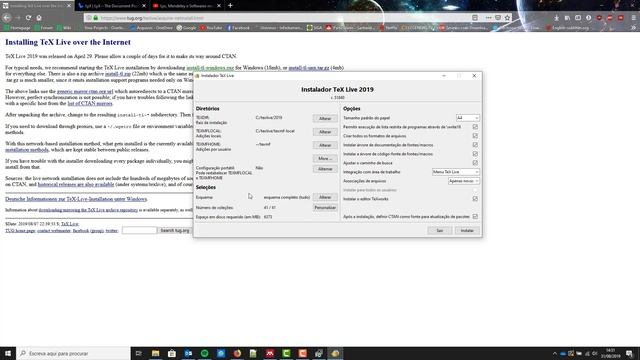 Instalação da versão Latex Texlive смотреть онлайн